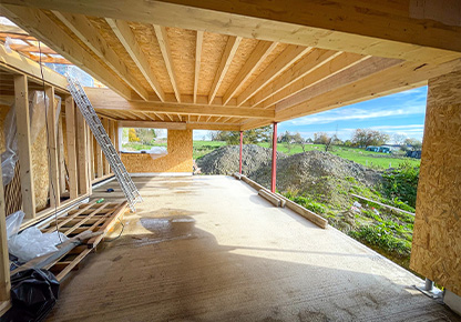 Construction d'une maison lumineuse