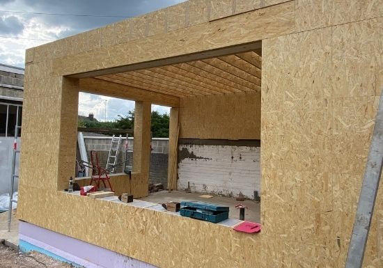 Extension de maison à Magnée