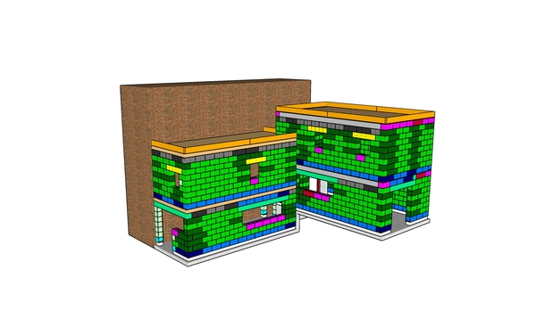 Construction d'une annexe sur deux niveaux