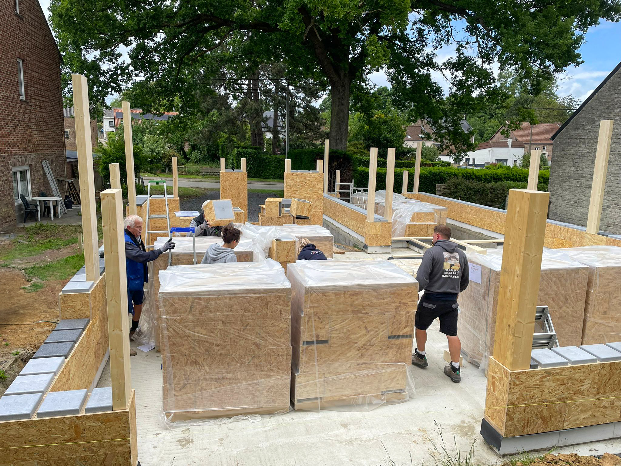 Construction d'une maison à Orp-Jauche
