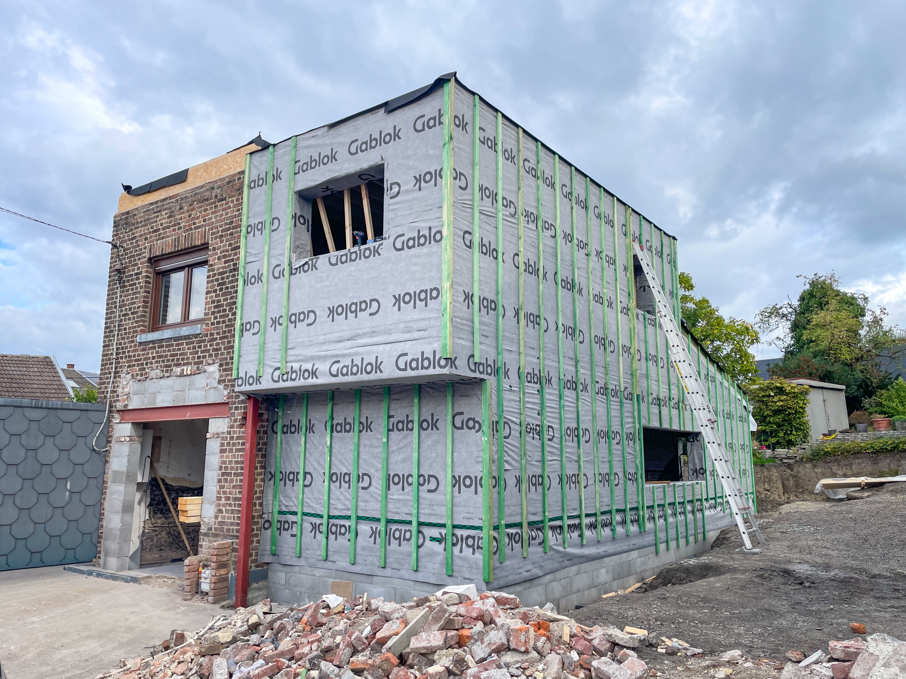 Construction d'une extension sur deux niveaux