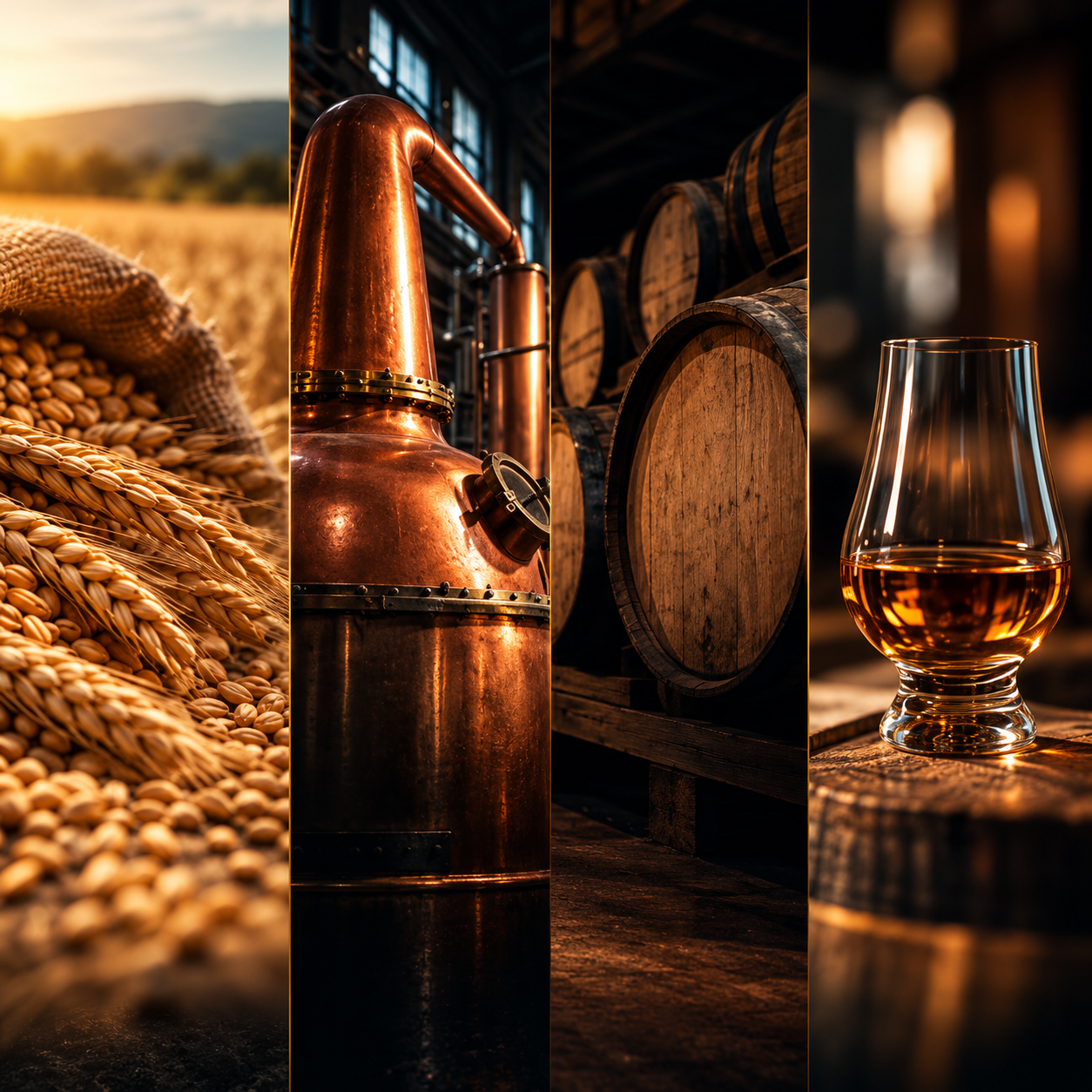 De la céréale au verre : les coulisses de la fabrication du whisky