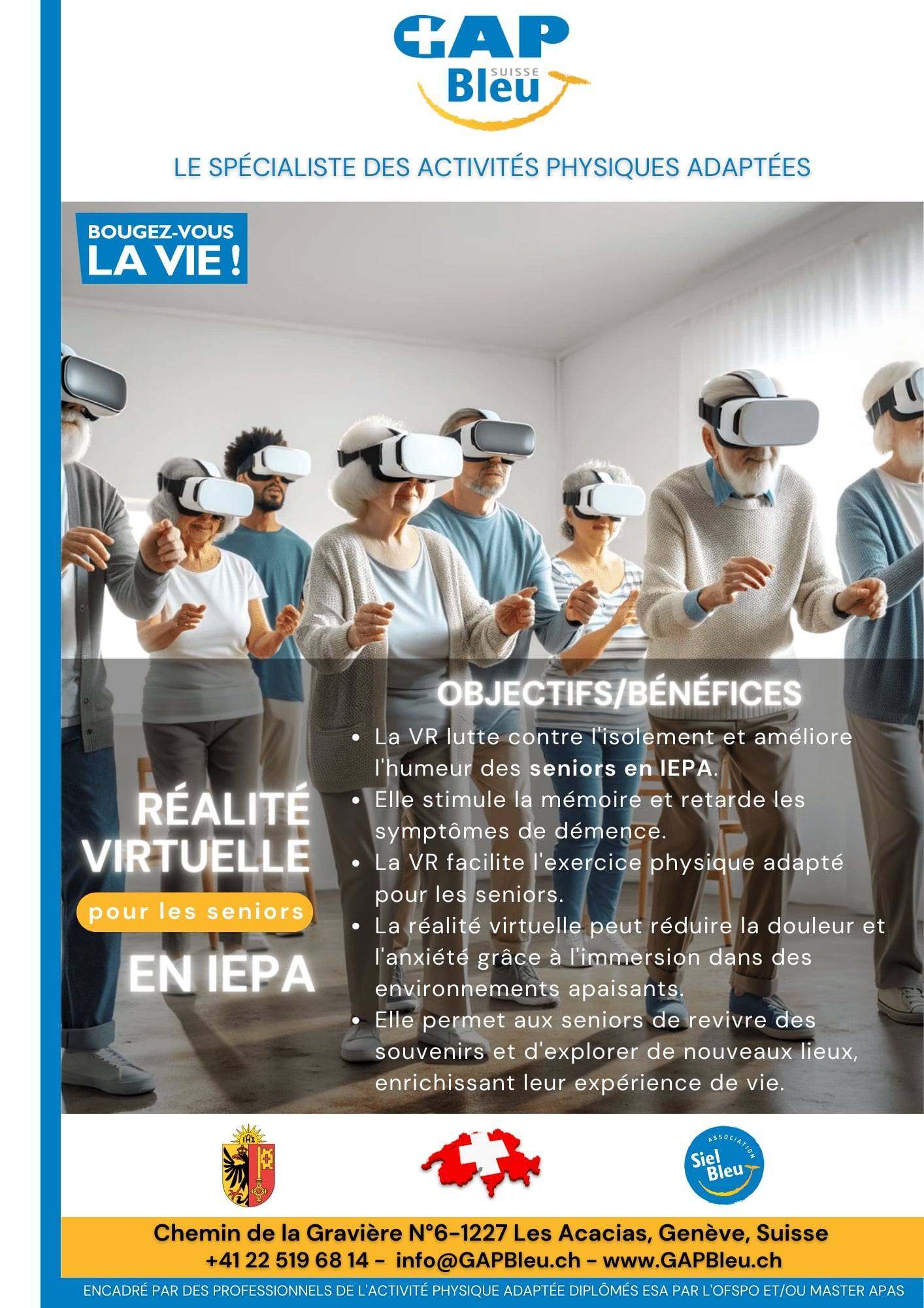 Réalité virtuelle pour les seniors en IEPA